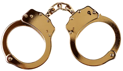 gold handcuffs